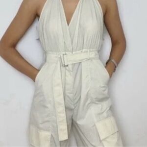 Zara  Cream Jumpsuit